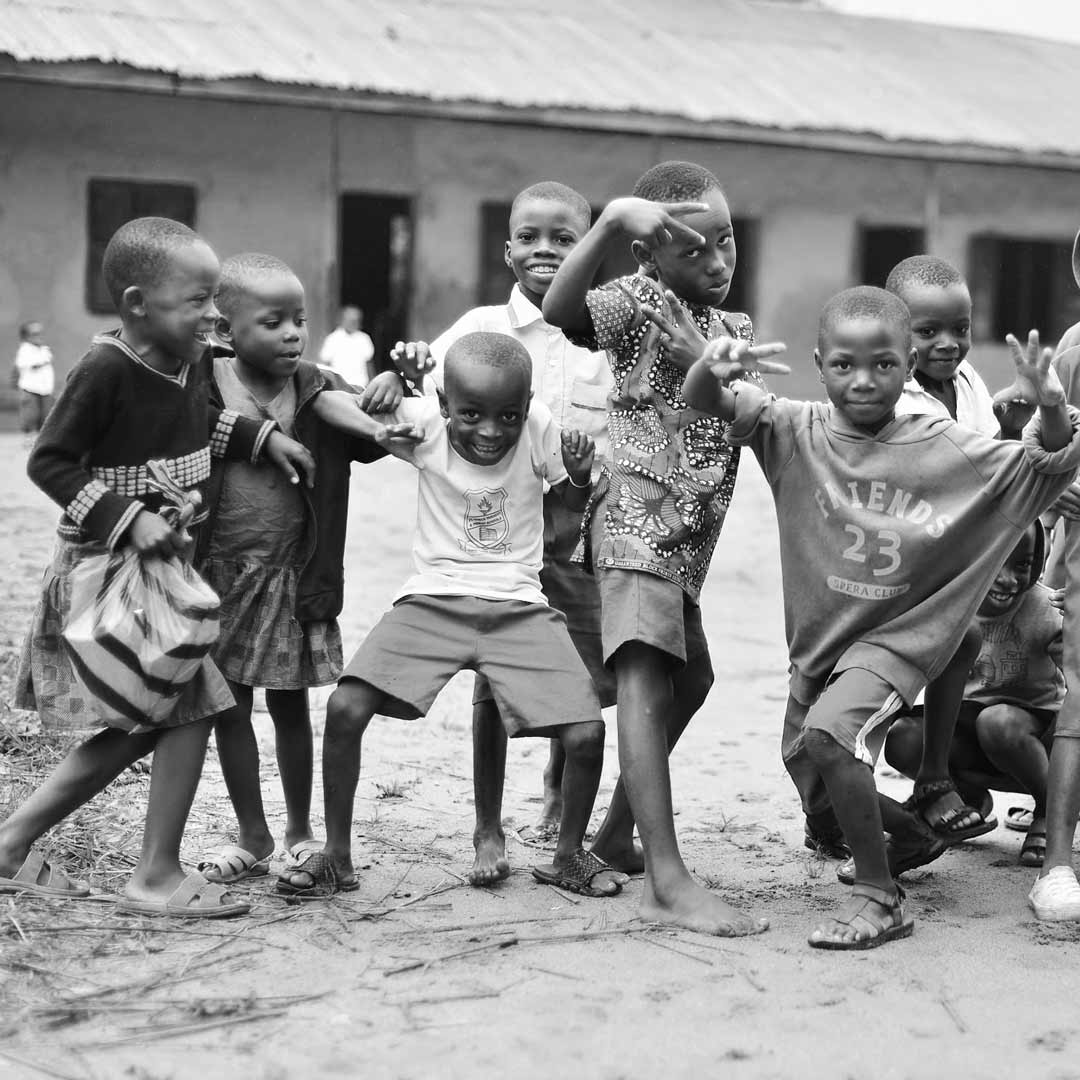 Children posing